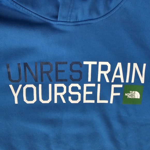 The North Face Men's L Pullover Hoodie Royal Blue EUC - Picture 3 of 4